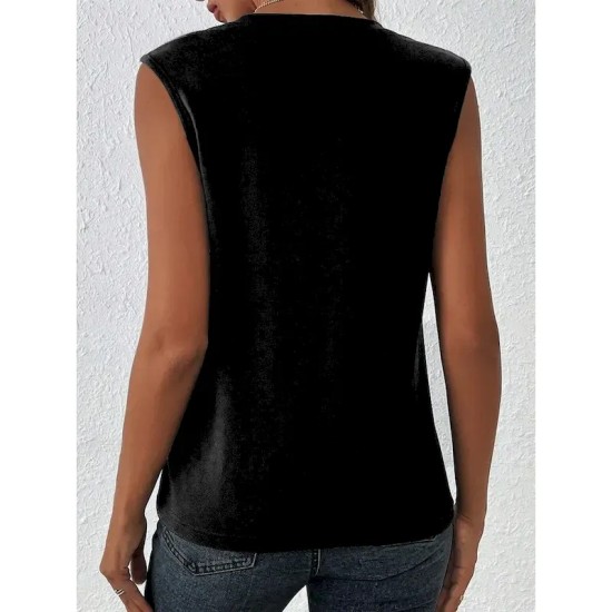 Women's Camisole Tank Top Graphic Letter Graffiti Vintage Tropical Stylish Sleeveless Crew Neck Scoop Neck Regular Tops Daily Print Black Pink Army Gr