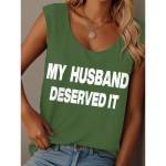 Women's Camisole Tank Top Graphic Letter Graffiti Vintage Tropical Stylish Sleeveless Crew Neck Scoop Neck Regular Tops Daily Print Black Pink Army Gr