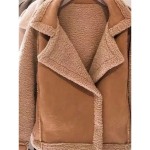 Women's Fleece Jacket Teddy Coat Hoodie Jacket Warm Breathable Buttons Pocket Fleece Lined Casual Plain Vacation Street Daily Wear Going out Single Br