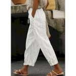 Women's Cotton Linen Pants Baggy Pants Linen Like Fashion Streetwear Full Length High Waist Graphic Lattice Printing Thermal Warm Breathable Soft Micr Women's Cotton Linen Pants Baggy Pants Linen Like Fashion Streetwear Full Length High Waist Graphic Lattice Printing Thermal Warm Breathable Soft Micr